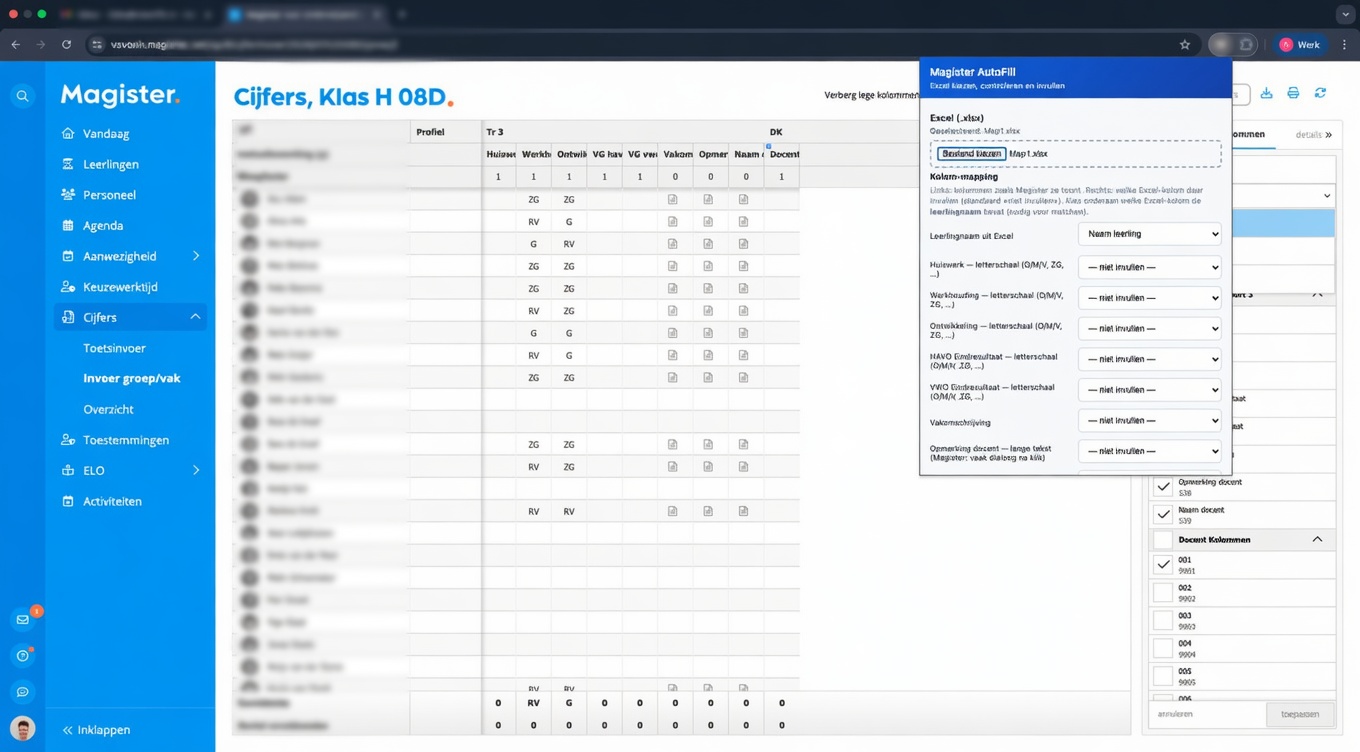 Preview van de Autofill workflow